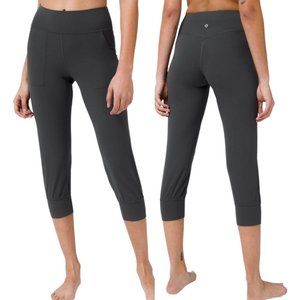 Lululemon Align Jogger Crop 23” in Graphite Grey Pants Bottoms Yoga Women’s Sz 8